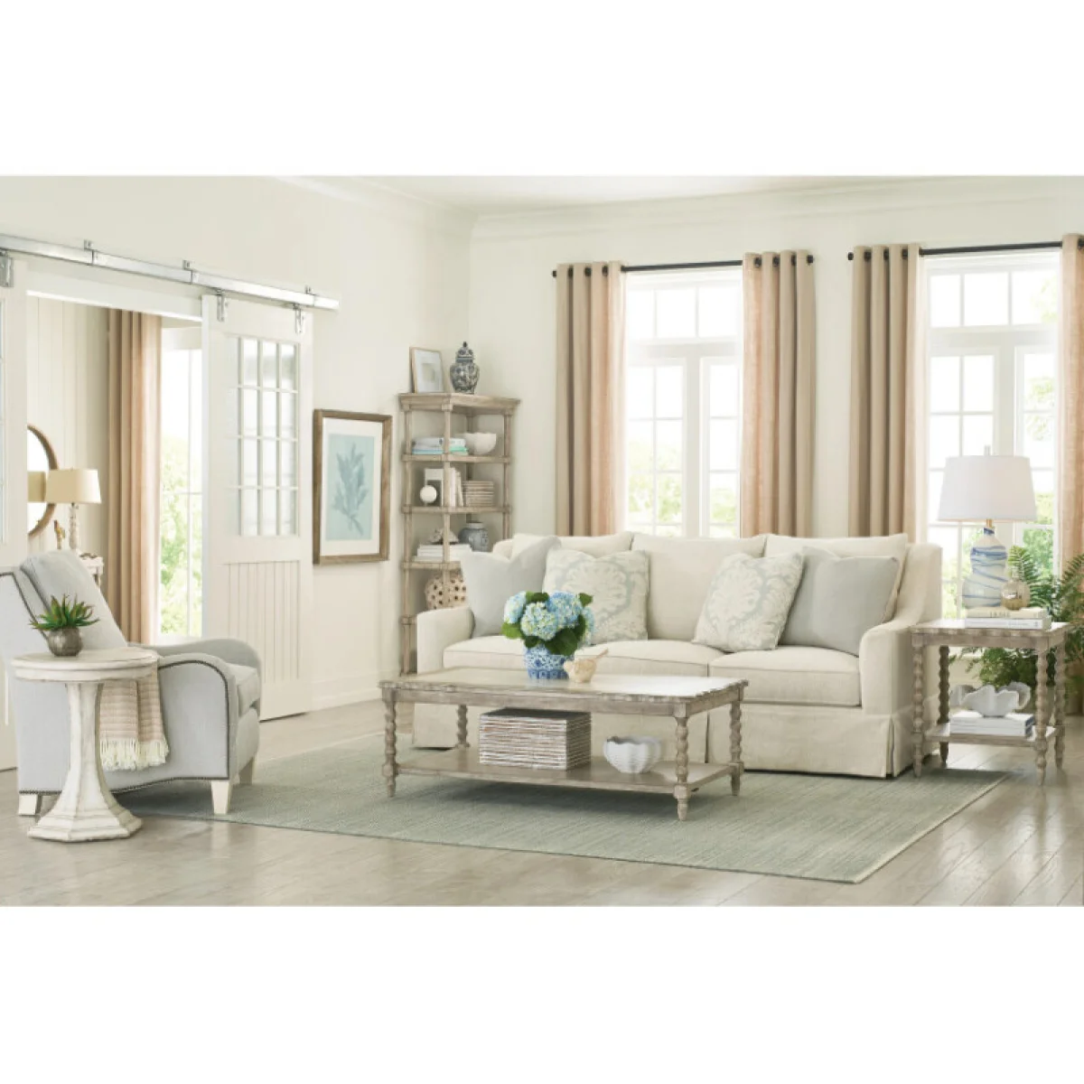 Cambric Batiste Rectangular Coffee Table – Breve Cocktail & Coffee Tables American Drew 4