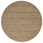 Round Cocktail Table Cocktail & Coffee Tables Antique Oak/matte Black 13
