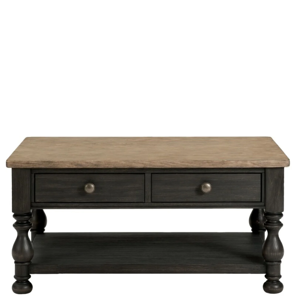 Rectangle Cocktail Table Cocktail & Coffee Tables Antique Oak/matte Black 6