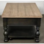 Rectangle Cocktail Table Cocktail & Coffee Tables Antique Oak/matte Black 32