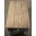Chairside Table Chairside Tables Antique Oak/matte Black 23