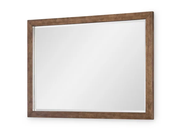 Rectangular Mirror Bedroom Mirrors Brown