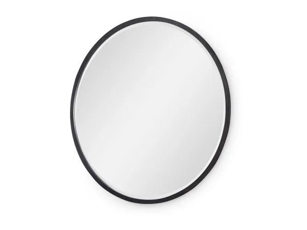 Round Mirror Bedroom Mirrors black