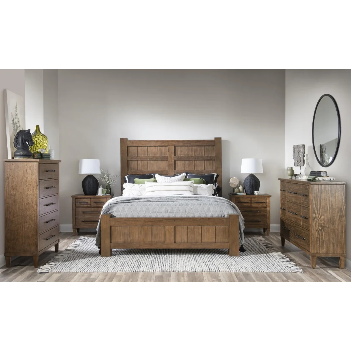 Eight Drawer Dresser Dressers Brown 9