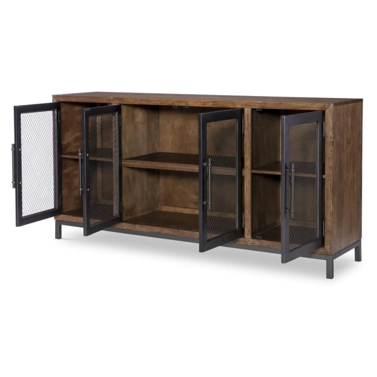 Credenza Dining Storage Brown 6