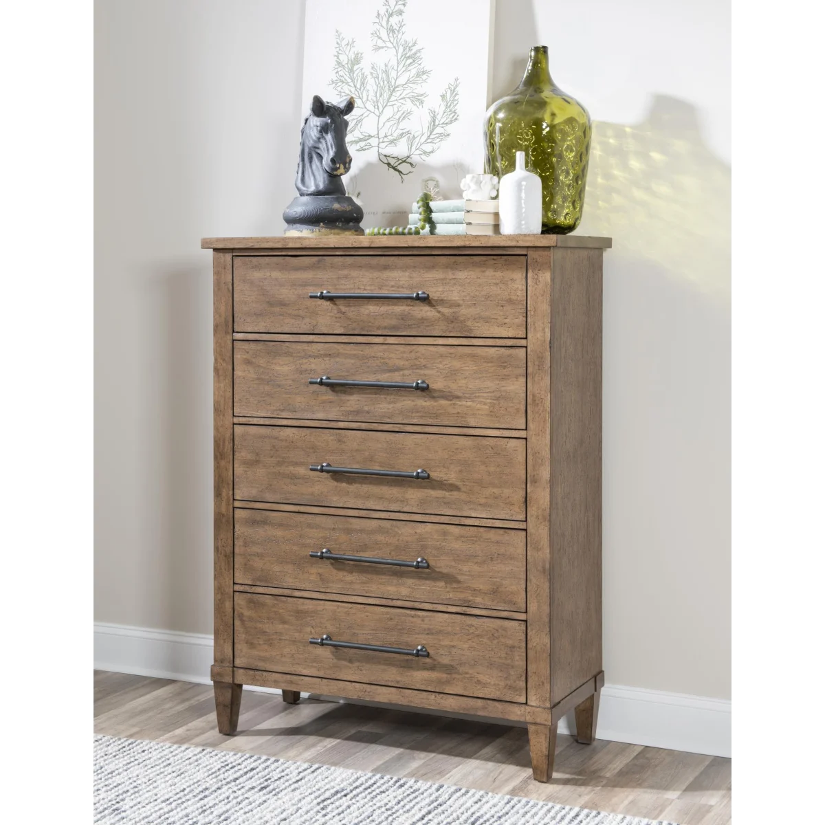 Five Drawer Chest Chests Brown 6