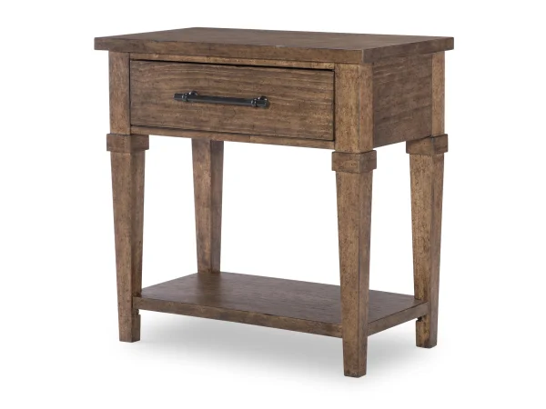 One Drawer Nightstand Nightstands Brown