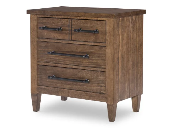 Bedside Chest Nightstands Brown