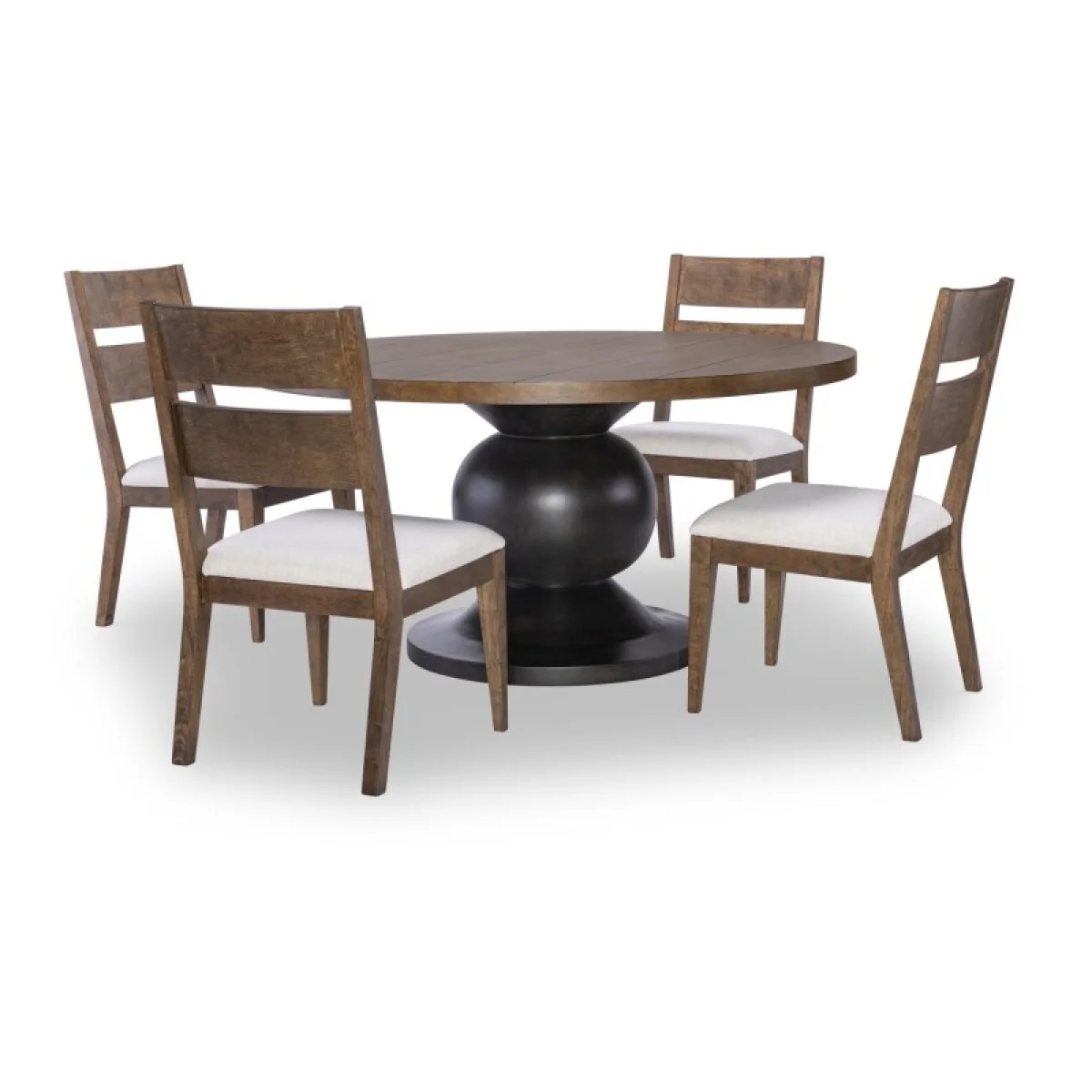 Complete Round Dining Table Dining Tables Brown 11