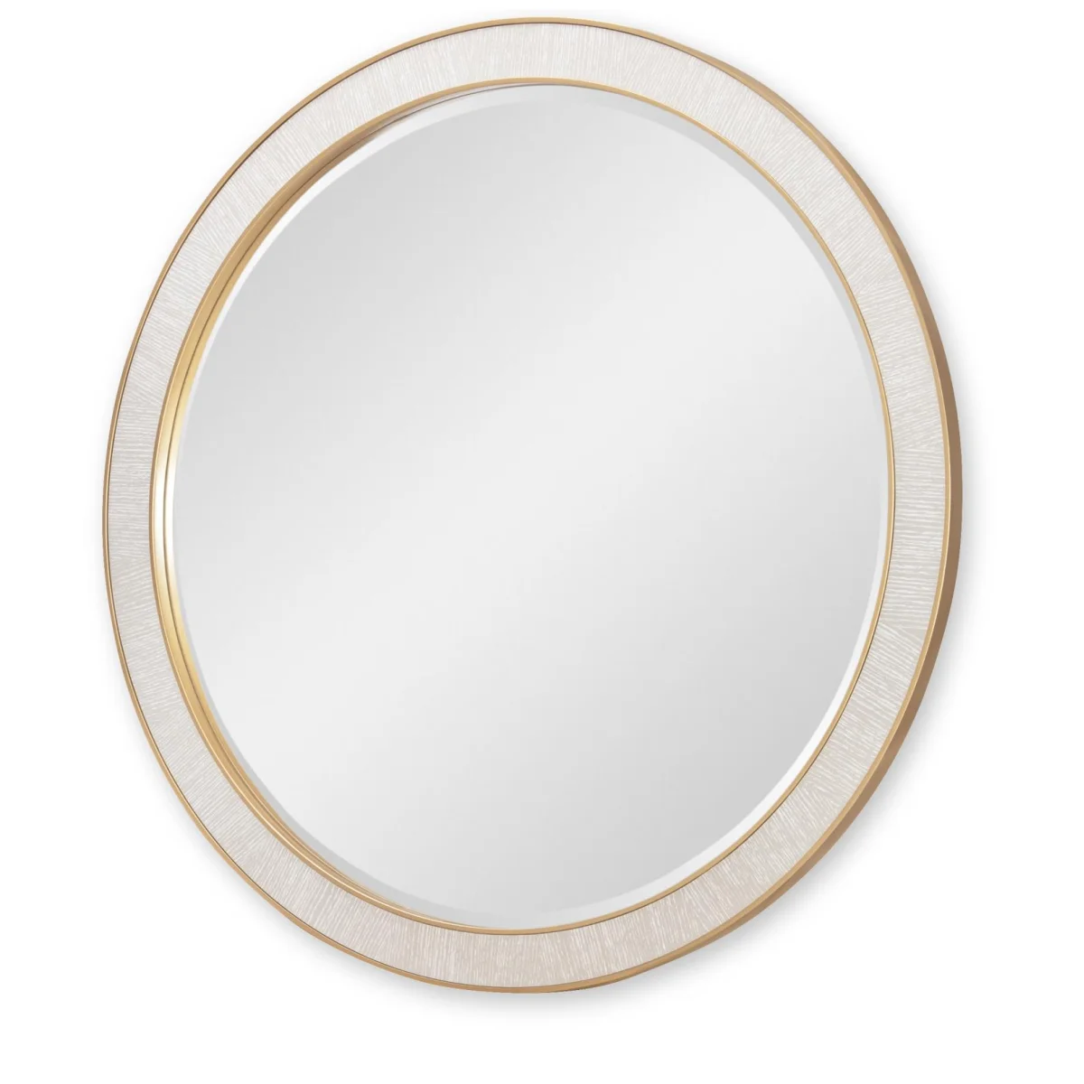 Round Mirror Bedroom Mirrors Cream 4