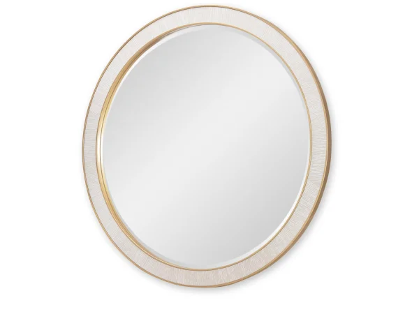Round Mirror Bedroom Mirrors Cream
