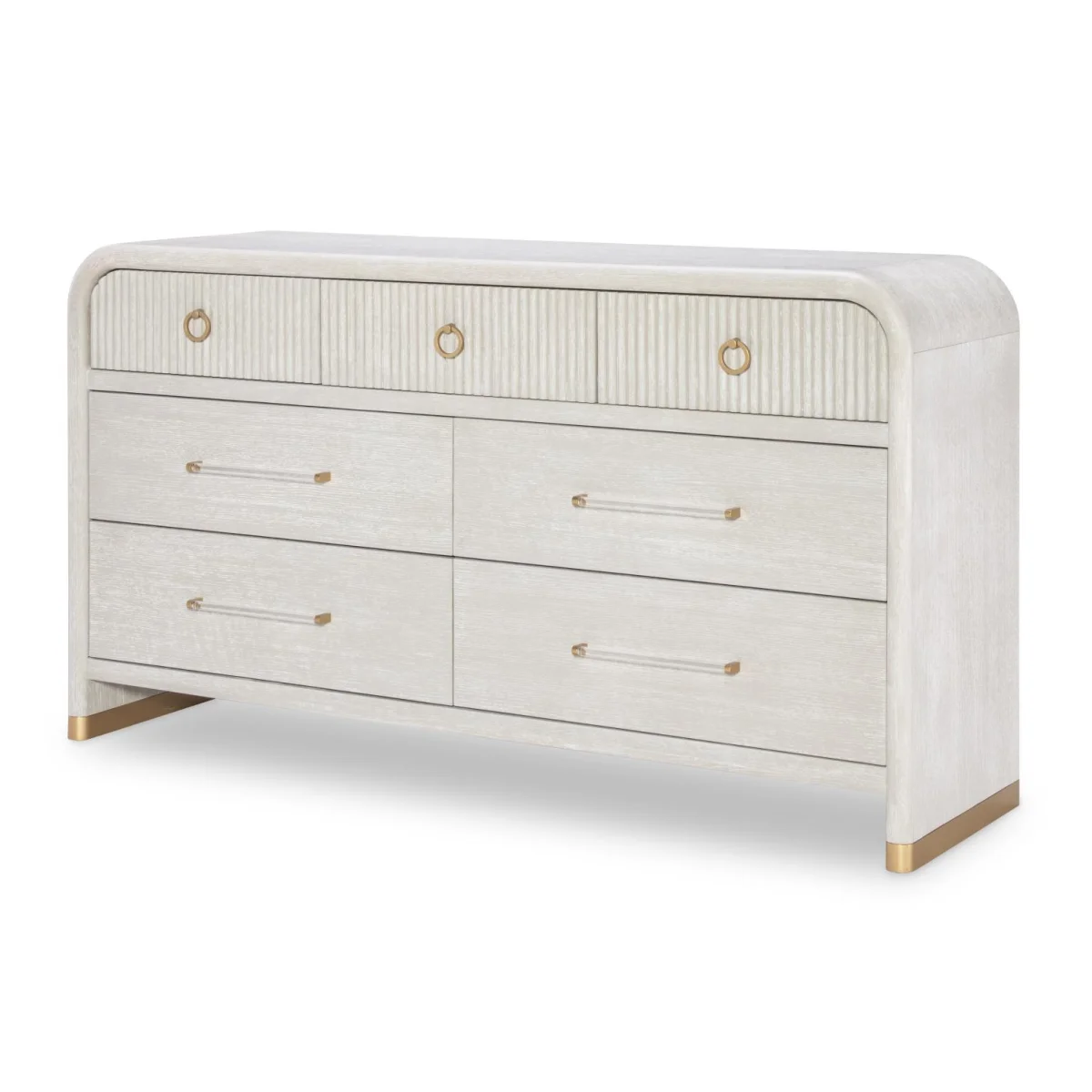 Seven Drawer Dresser Dressers Cream 4