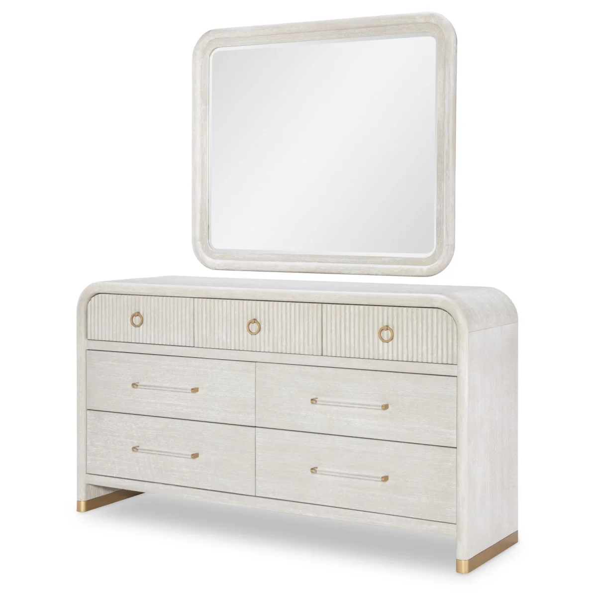 Seven Drawer Dresser Dressers Cream 7
