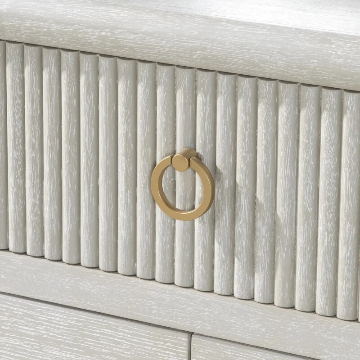 Oyster Credenza Dining Storage Cream 10