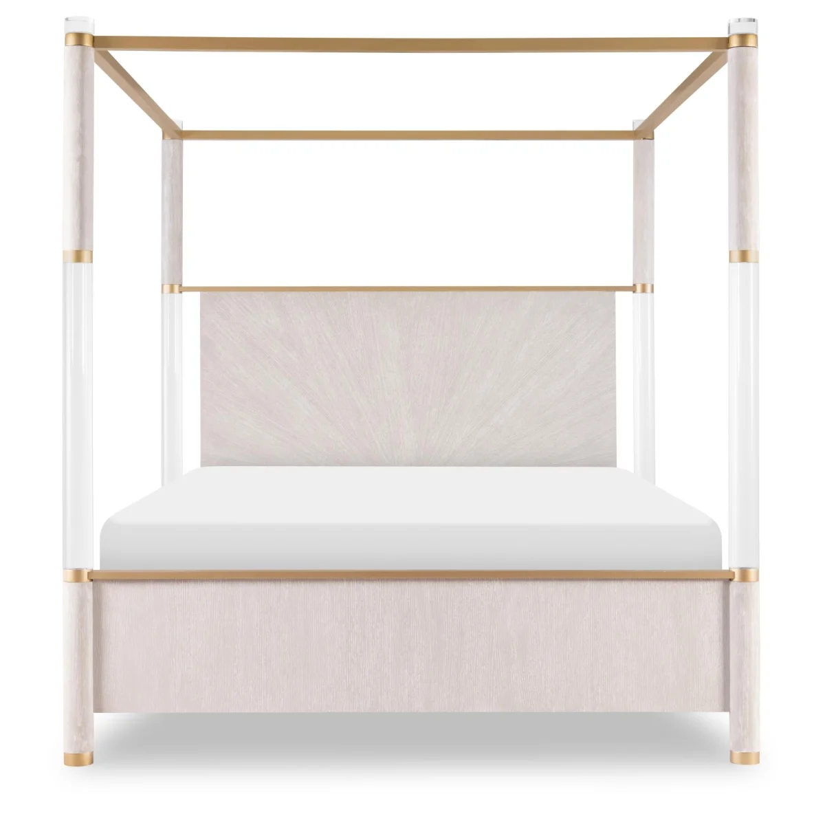 Panel Bed Canopy Acrylic Posts Queen 5/0 Beds Beds 6