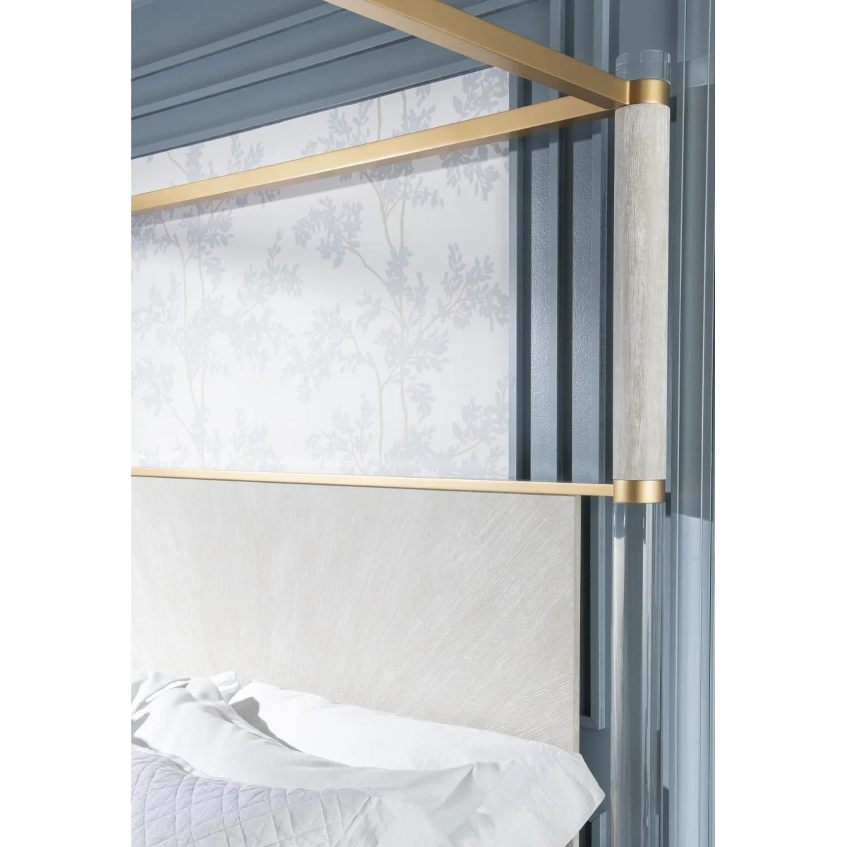 Panel Bed Canopy Acrylic Posts Queen 5/0 Beds Beds 10