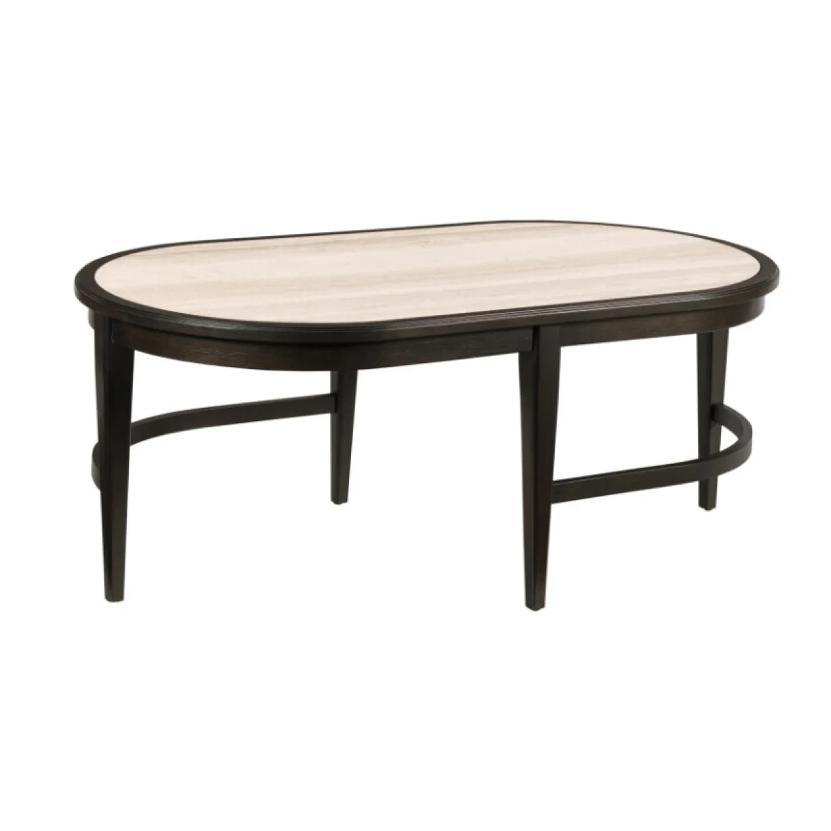 Encore Showcase Oval Nesting Coffee Table Cocktail & Coffee Tables black 7