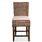 Woven Contr Uph Stool 2in Barstools Barstools 15