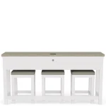 Sofa Table W/3 Stools Sofa Tables Cloud/fog 15 Sofa Table W/3 Stools Sofa Tables Cloud/fog 15