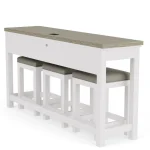 Sofa Table W/3 Stools Sofa Tables Cloud/fog 16 Sofa Table W/3 Stools Sofa Tables Cloud/fog 16