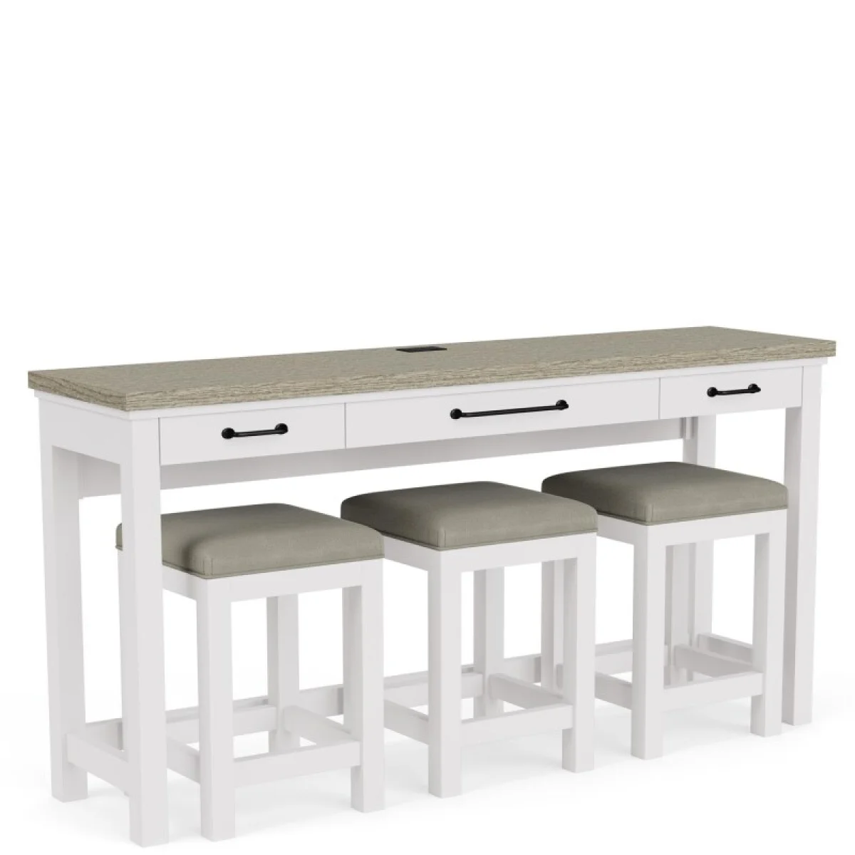 Sofa Table W/3 Stools Sofa Tables Cloud/fog 9