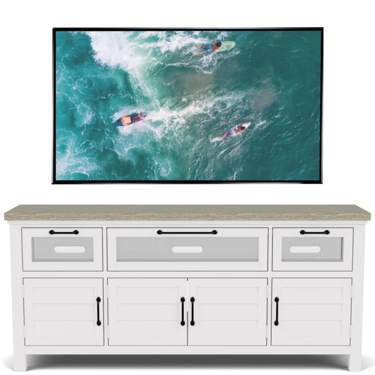 Media Console Entertainment Stands Cloud/fog 25