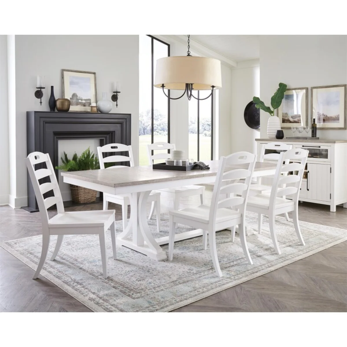 Trestle Dining Table Dining Tables Cloud/fog 9