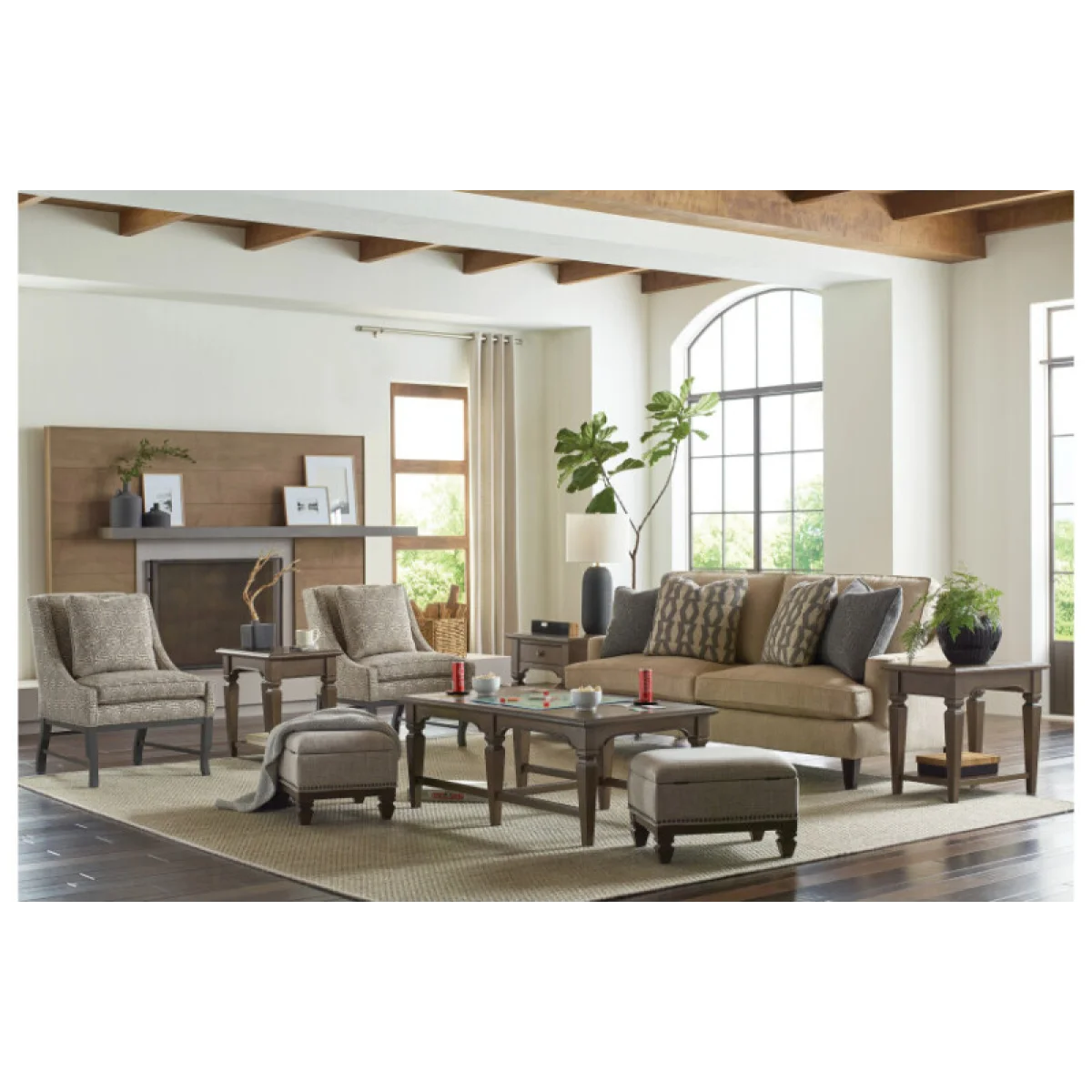 Maribelle Storage Ottomansole Ottomans & Poufs Cream 6