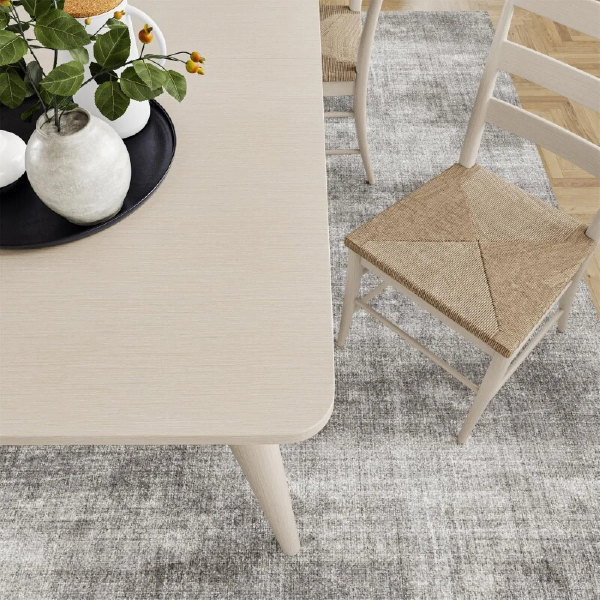 Rectangle Dining Table Dining Tables Cream 4