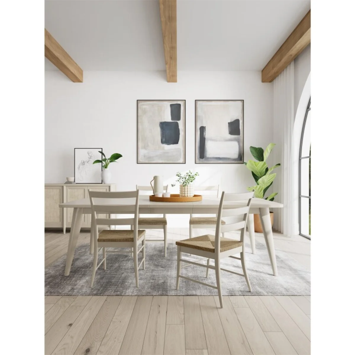 Rectangle Dining Table Dining Tables Cream 10