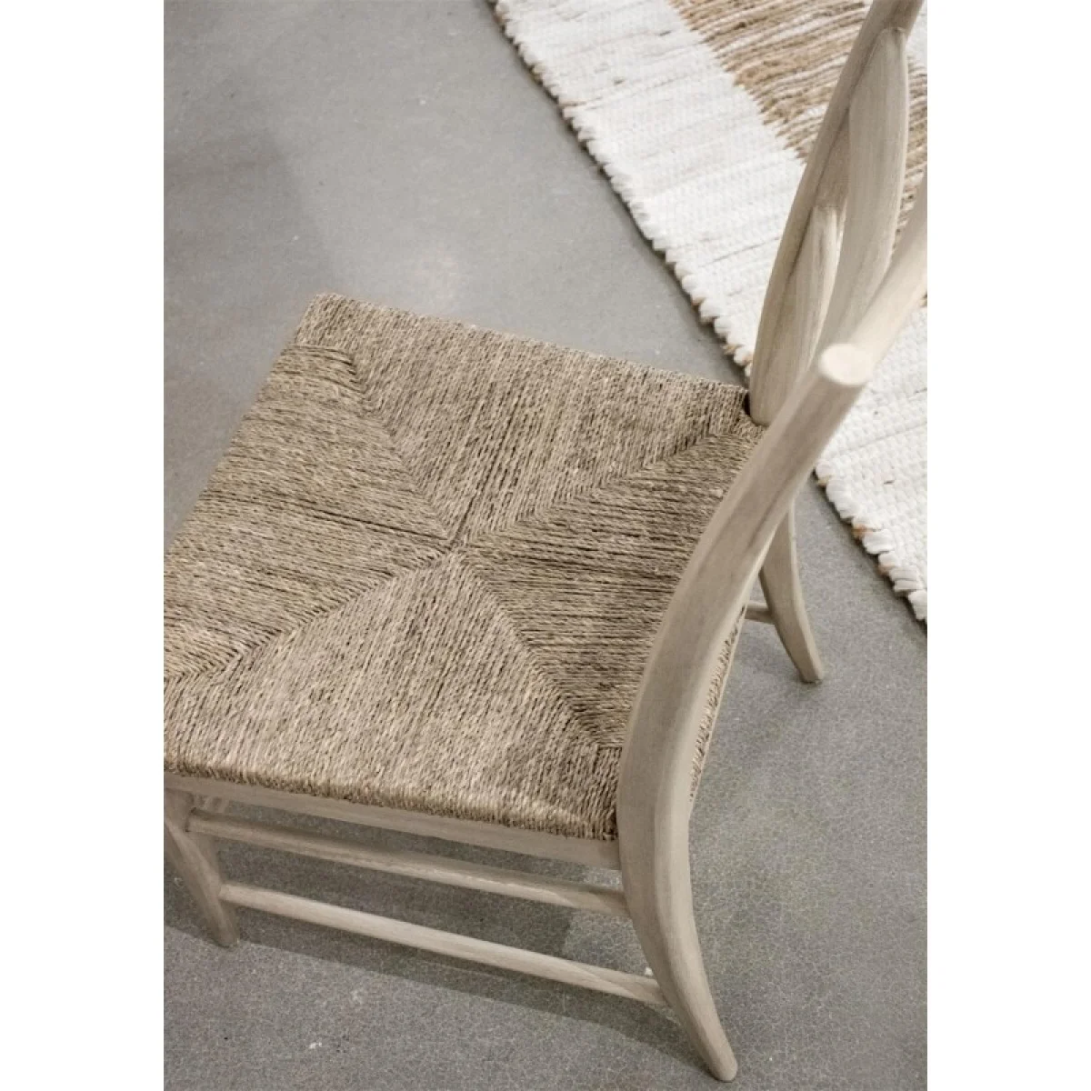 Rush Seat Side Chair 2in Chairs & Benches Chairs & Benches 4