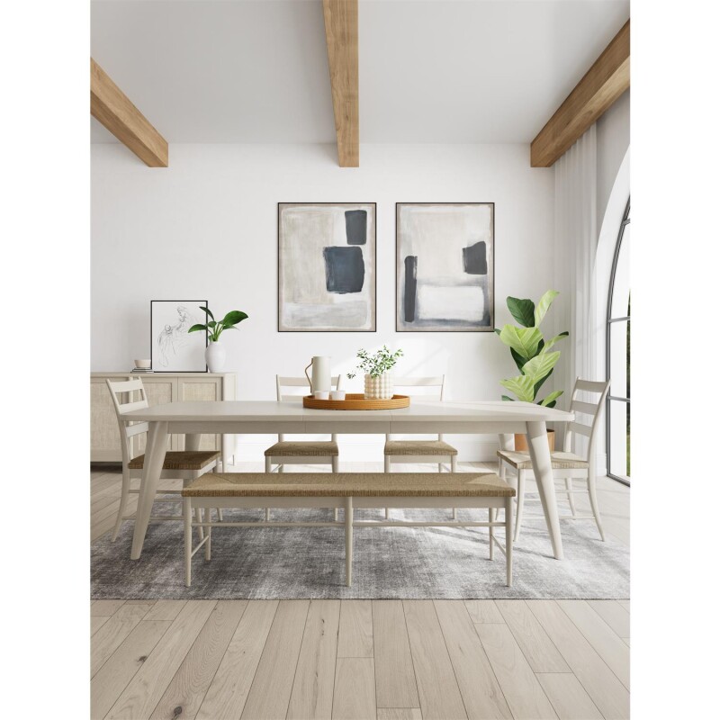 Rush Seat Dining Bench