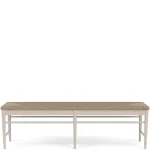 Rush Seat Dining Bench - Image 3