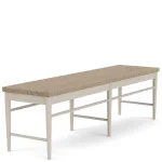 Rush Seat Dining Bench - Image 10