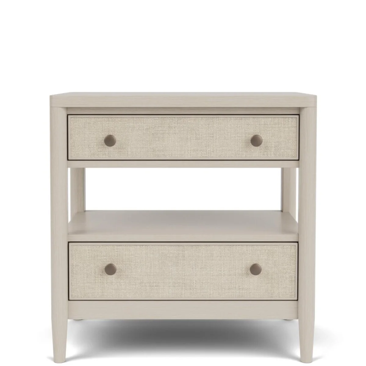 2-drawer Nightstand Nightstands Cream 7