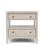 2-drawer Nightstand Nightstands Cream 24