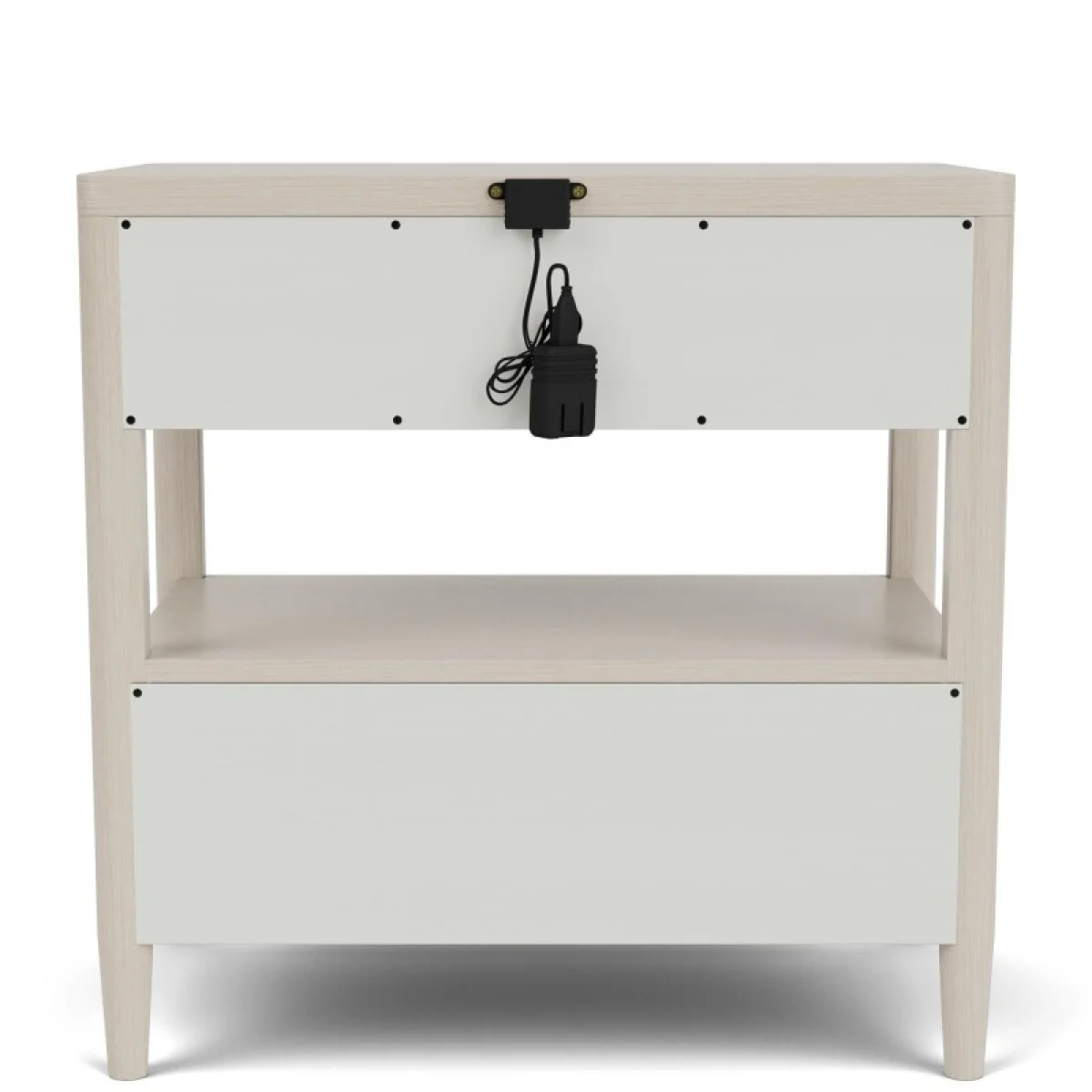 2-drawer Nightstand Nightstands Cream 8