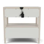 2-drawer Nightstand Nightstands Cream 25