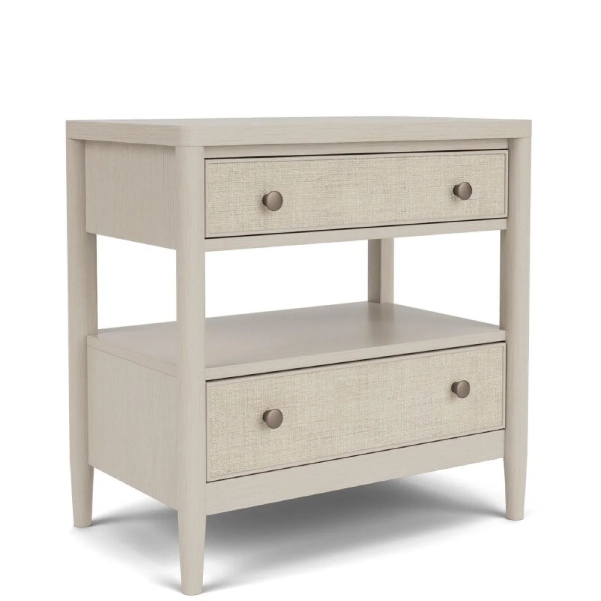 2-drawer Nightstand Nightstands Cream 13