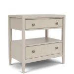 2-drawer Nightstand Nightstands Cream 30