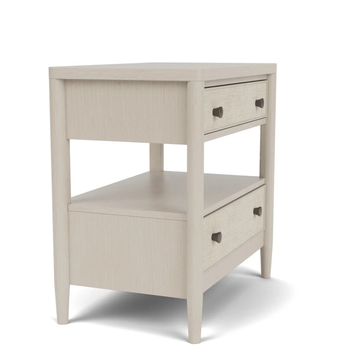 2-drawer Nightstand Nightstands Cream 14
