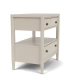 2-drawer Nightstand Nightstands Cream 31