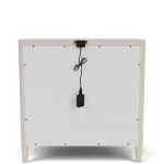 3-drawer Nightstand Nightstands Cream 23