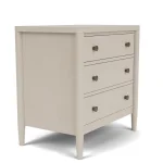 3-drawer Nightstand Nightstands Cream 27
