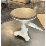 Round End Table End tables Cream 15