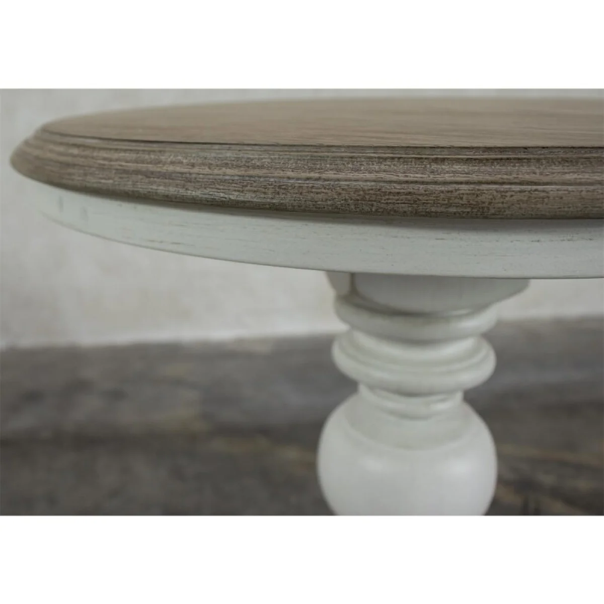 Round End Table End tables Cream 7
