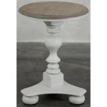 Round End Table End tables Cream 23