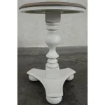 Round End Table End tables Cream 24