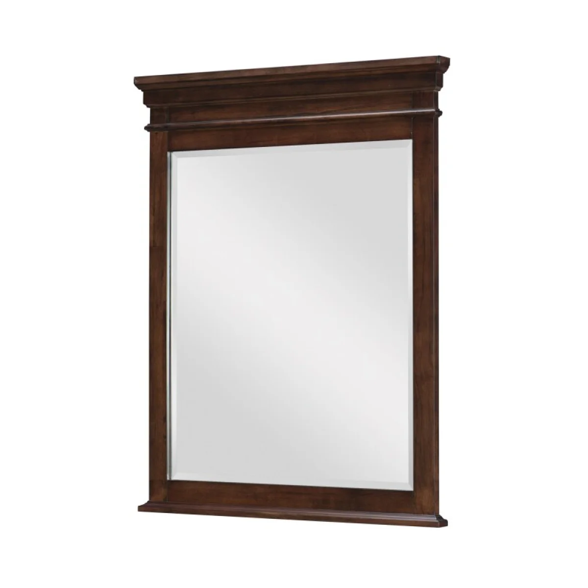 Vertical Mirror Cherry Finish Bedroom Mirrors Brown 4