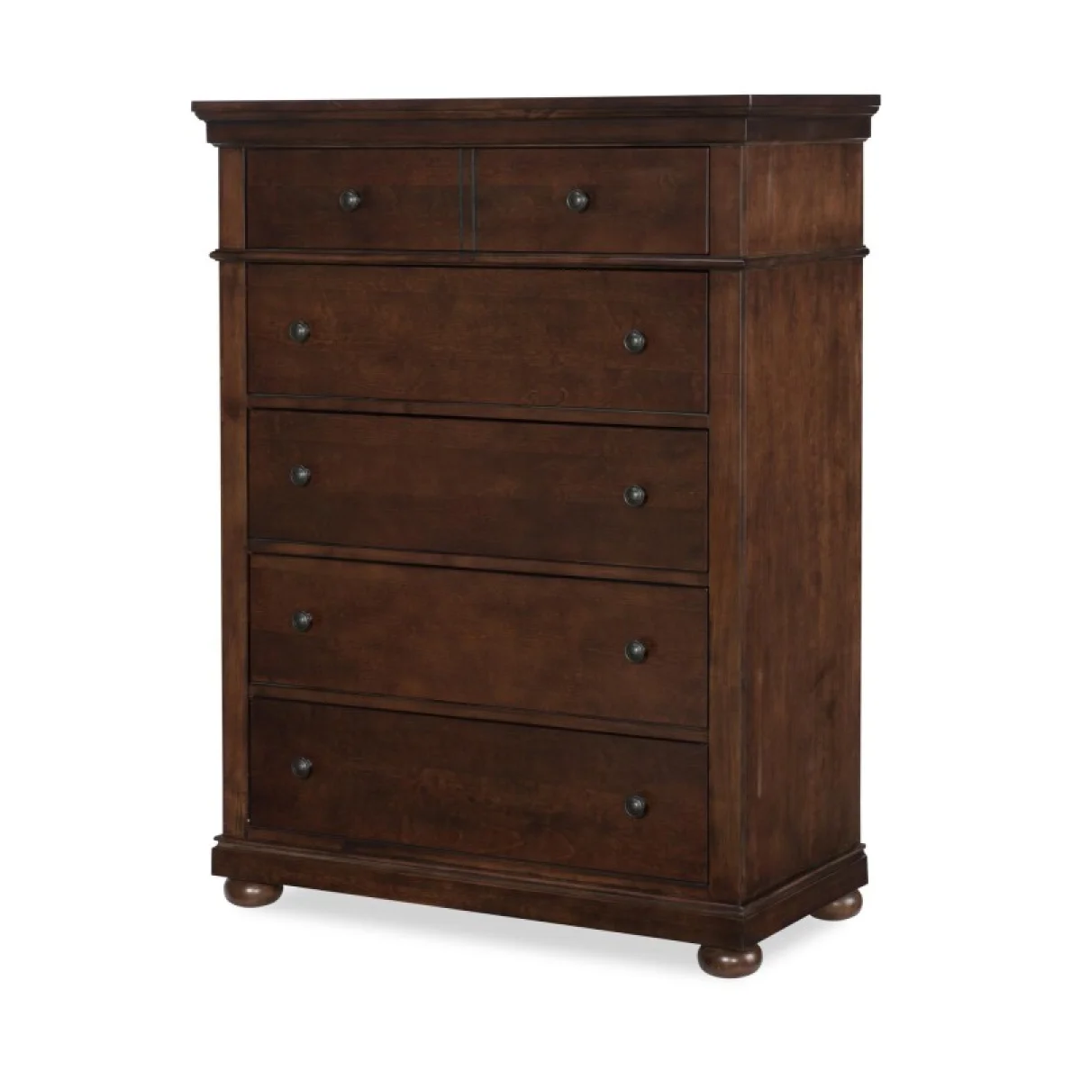 Drawer Chest Cherry Finish Youth Chests Brown 4